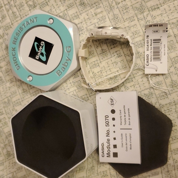 Cadio Baby-G Shock Watch - Vintage - New in Box - Picture 8 of 9